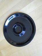 Zwarte ronde party schaal, Overige materialen, Ophalen of Verzenden, Effen, Schaal of Schalen