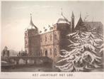 Apeldoorn Het Jachtslot Het Loo Litho 1854, Antiek en Kunst, Kunst | Etsen en Gravures, Ophalen of Verzenden