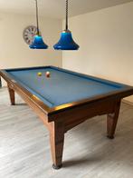 Biljart Wilhelmina, Lampen, Scorebord, Keuenrek, afdekzeil, Ophalen, Wilhelmina, ., Biljarttafel