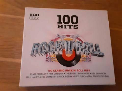 5CD Various - 100 Hits Rock'n'Roll, Cd's en Dvd's, Cd's | Verzamelalbums, Zo goed als nieuw, Pop, Ophalen of Verzenden