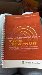 D.B. Baarda - Basisboek Statistiek met SPSS, Ophalen of Verzenden, Zo goed als nieuw, D.B. Baarda; M.P.M de Goede; C.J. van Dijkum