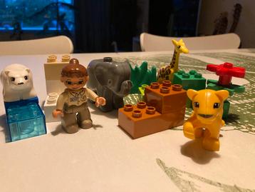 Duplo baby dierentuin met verzorgster 4962 beschikbaar voor biedingen