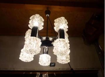 vintage designer Kaiser hanglamp 10 lichtpunten 60er jaren beschikbaar voor biedingen