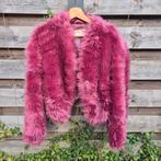 Roze Fluffy Bontjas (nep) Free People XS/S, Ophalen of Verzenden, Zo goed als nieuw, Maat 34 (XS) of kleiner, Roze