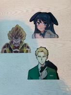 3 Anime stickers, Nieuw, Overige typen, Ophalen of Verzenden