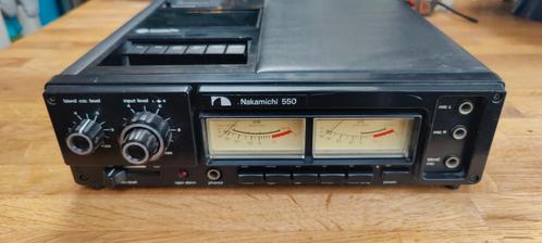 Nakamichi 550 Dual tracer cassette deck, Audio, Tv en Foto, Cassettedecks, Enkel, Overige merken, Tape counter, Ophalen
