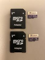Micro SD geheugenkaarten 512 GB en 1 TB met adapters, nieuw, Ophalen, Galaxy S24, Zwart, Nieuw