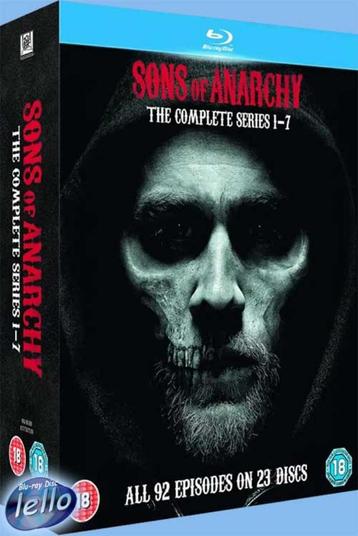Blu-ray Sons of Anarchy, Complete Serie Seizoen 1-7 UK Box