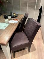 Eetkamer Stoelen 4stuks, Ophalen, Bruin, Zo goed als nieuw, Vier