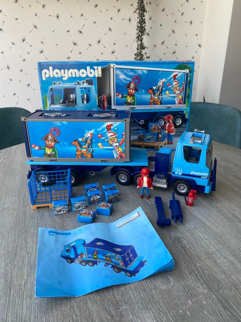 Playmobil 4447 Camion Semi-remorque container Neuf scellé de 2007