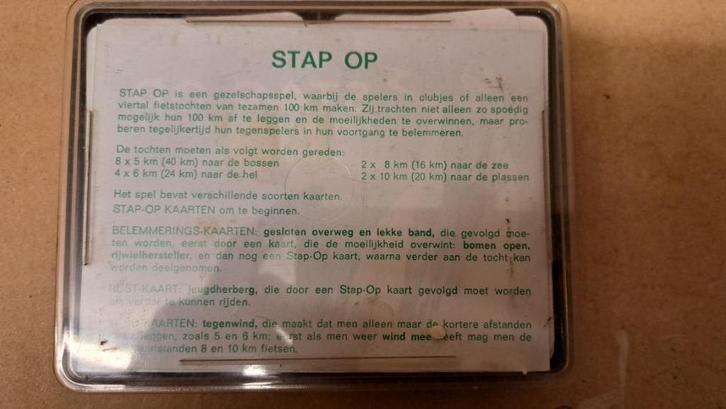 Stap op - SIO, Hobby en Vrije tijd, Gezelschapsspellen | Kaartspellen, Gebruikt, Ophalen of Verzenden