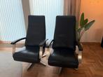 2 Montel Lederen Relaxfauteuils, Huis en Inrichting, Ophalen, Gebruikt, Leer, 75 tot 100 cm