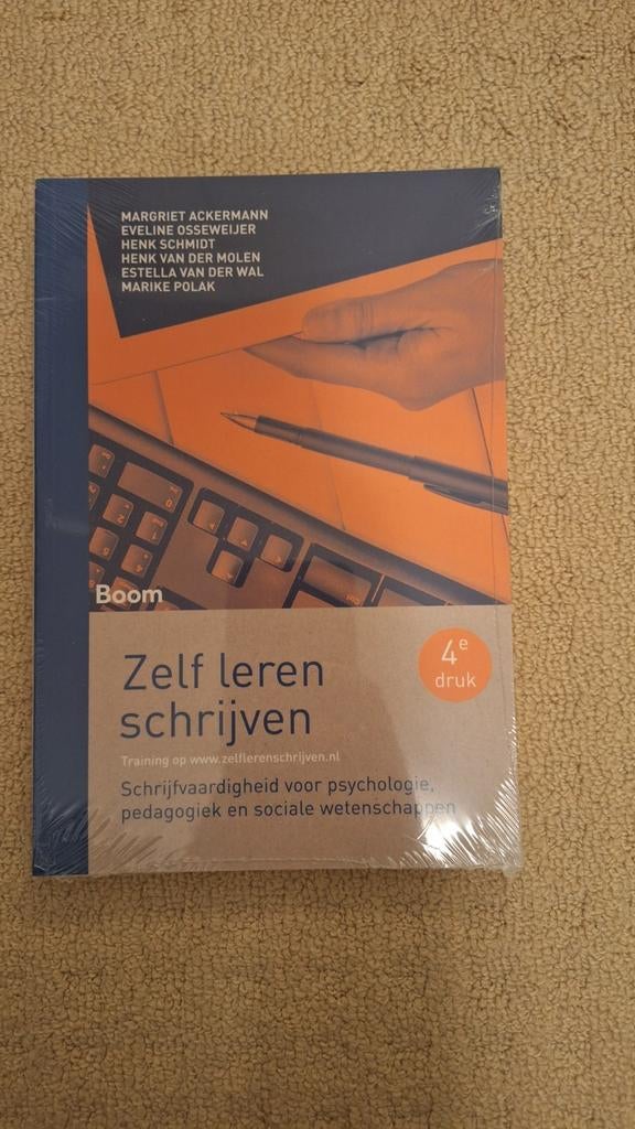 Zelf leren schrijven - Psychologie, pedagogiek, Boeken, Studieboeken en Cursussen, Margriet Ackermann e.a., Nieuw, Ophalen of Verzenden