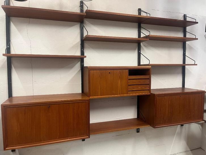 Poal Cadovius - Royal Wand Systeem, Huis en Inrichting, Kasten | Wandmeubels, Zo goed als nieuw, 150 tot 200 cm, 200 tot 250 cm