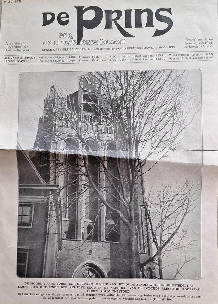 Wijk bij Duurstede en Nederlangbroek (Utr.) - oude knipsels., Verzamelen, Ansichtkaarten | Nederland, Utrecht, 1920 tot 1940, Ophalen of Verzenden