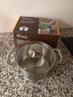 Fontignac Kookpan RVS met Deksel - Nieuwstaat 16 1,9l!, Huis en Inrichting, Keuken | Potten en Pannen, Kookpan of Snelkookpan