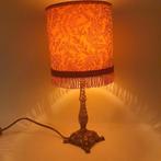 Schemerlamp vintage chic boudoir stijl groen goud geel, Ophalen of Verzenden, Nieuw, Stof, Minder dan 50 cm