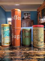Vintage Voorraadblikken Set - Koffie, Suiker & Meer, Ophalen of Verzenden