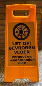 Inklapbaar Waarschuwingsbord Winterbanden, Ophalen, Gebruikt