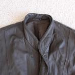 Mooie Leren Vintage Heren Jas286* (Maat 52) € 70,-, Maat 52/54 (L), Bruin, Vintage, Ophalen of Verzenden
