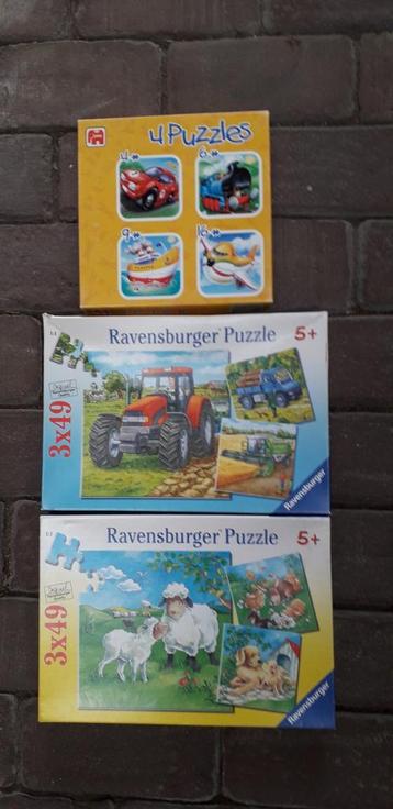 Puzzelset voor Kinderen - 3 Puzzels beschikbaar voor biedingen