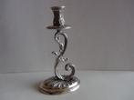 Antiek zilver kandelaar 19e eeuw 2e gehalte zilver EM2, Ophalen of Verzenden, Zilver