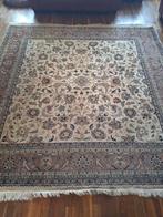 Handgeknoopt perzisch tapijt 236 x 233, Huis en Inrichting, Stoffering | Tapijten en Kleden, Crème, Gebruikt, Keshan, Vierkant