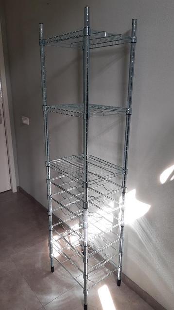 Ikea OMAR open kast met flessenrek beschikbaar voor biedingen