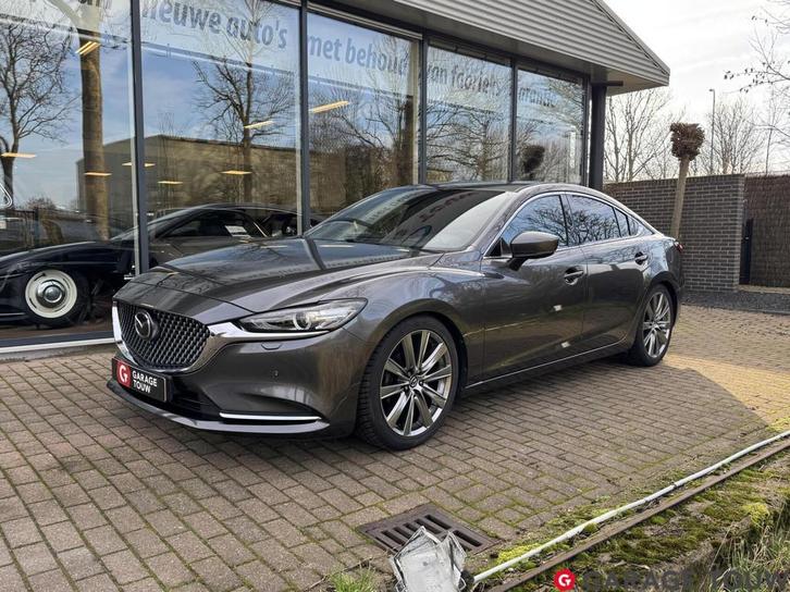 Mazda 6 2.5 SkyActiv-G 194 Signature Orig NL, VOL!, Auto's, Mazda, Bedrijf, Te koop, 360° camera, ABS, Adaptive Cruise Control