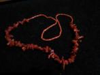 ketting bloedkoraal 42 cm, Sieraden, Tassen en Uiterlijk, Antieke sieraden, Ophalen of Verzenden, Overige materialen, Ketting