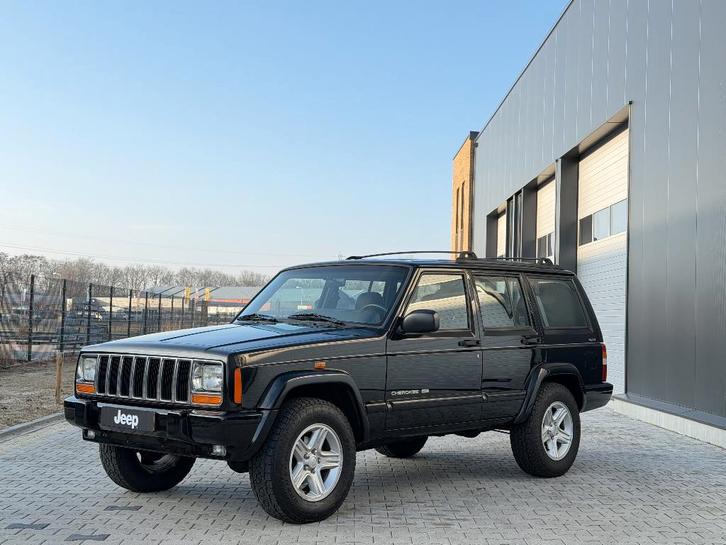 Jeep Cherokee XJ 4.0 HO Limited bj 2000, Auto's, Jeep, Particulier, Cherokee, Benzine, Automaat, Zwart, Grijs, Leder, Vierwielaandrijving