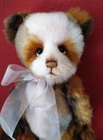 Charlie Bears beer teddybeer mohair year bear 2017, Ophalen of Verzenden, Zo goed als nieuw, Stoffen beer, Overige merken