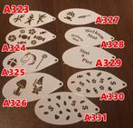 schminksjabloon sinterklaas brandweer kabouter 1,25pst, Ophalen of Verzenden, Nieuw, Versiering, Kerst of Sinterklaas