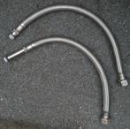 Flexibele waterslangen - 2 stuks, Doe-het-zelf en Verbouw, Buizen en Afvoer, Gebruikt, Minder dan 20 mm, Overige typen, Ophalen of Verzenden
