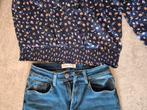 Leuke Meisjes Set: WE Fashion Blouse & Shiney Jeans, Kleding | Dames, Blauw, WE Fashion, Shiney Design, Ophalen of Verzenden, Zo goed als nieuw