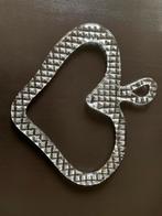 Open glazen hartvormige hanger, Ophalen of Verzenden, Zo goed als nieuw