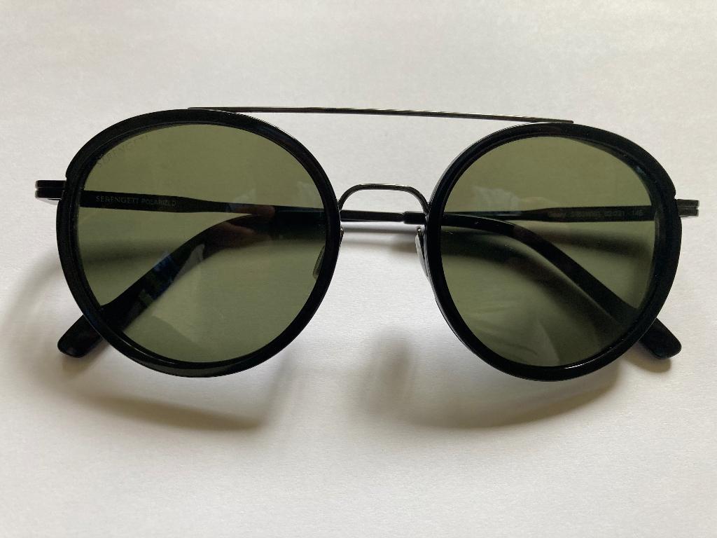 Serengeti Geary SS526001 shiny black polarized photochromic, Overige merken, Zonnebril, Zwart, Ophalen of Verzenden
