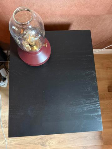 Zwart/bruin MALM nachtkastje IKEA - afbeelding 3