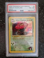 Pokemon Erika's Vileplume Gym Heroes PSA 8, Hobby en Vrije tijd, Verzamelkaartspellen | Pokémon, Ophalen of Verzenden, Zo goed als nieuw