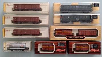 Lilliput wagons  - diverse goederenwagons. beschikbaar voor biedingen