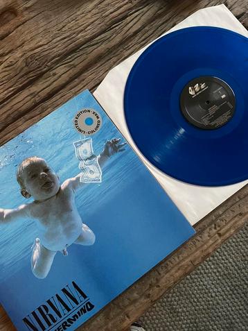 Nirvana – Nevermind Blauw Vinyl, Limited Edition Colored Wax beschikbaar voor biedingen