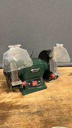 Parkside werkbank slijpsteen. 150 mm steen., Ophalen of Verzenden, Zo goed als nieuw, Minder dan 700 watt, Werkbankslijpmachine