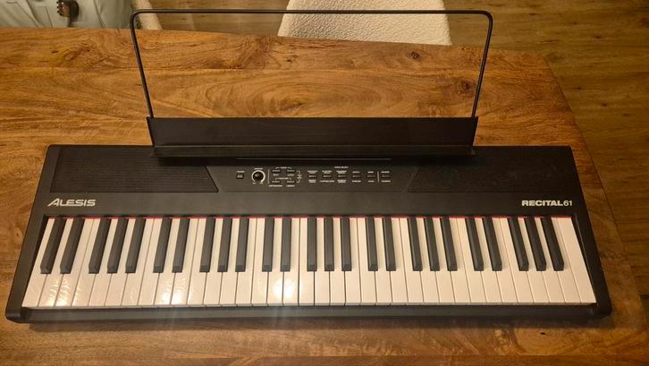 Alesis Recital 61 Keyboard, Muziek en Instrumenten, Keyboards, Zo goed als nieuw, 61 toetsen, Aanslaggevoelig, Met standaard, Ophalen
