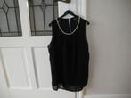nieuw mooi zwart topje met ketting merk shk mode 40/42, Ophalen of Verzenden, Nieuw, Maat 38/40 (M), Zwart