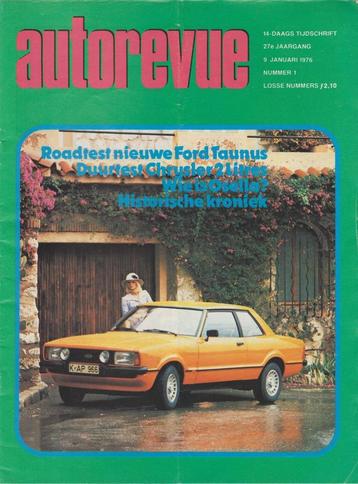 Ford Taunus TC2 test in Autorevue beschikbaar voor biedingen