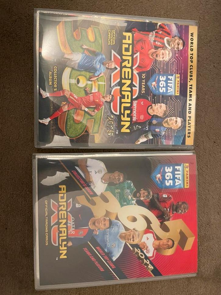 Grote verzameling FIFA 365 adrenalyn XL 2024 & 2025, Hobby en Vrije tijd, Stickers en Plaatjes, Zo goed als nieuw, Meerdere plaatjes