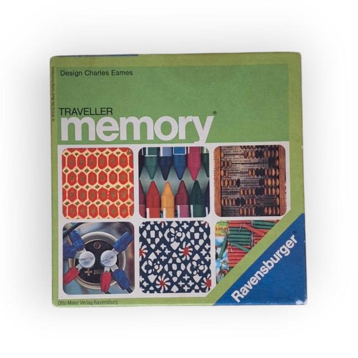 Zeldzaam Charles Eames Traveller Memory - Ravensburger, Antiek en Kunst, Antiek | Speelgoed, Ophalen of Verzenden