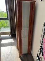 Badkamer kastje in perfecte staat. Met rookglas en 4 glaspl, Ophalen, (Half)hoge kast, Gebruikt, 100 tot 150 cm