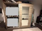 Schuifdeurkast met spiegel, Huis en Inrichting, Ophalen, Gebruikt, 200 cm of meer, Met klep(pen)