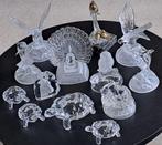 Kristallen dieren. Zie foto's. Per stuk te koop., Antiek en Kunst, Antiek | Glas en Kristal, Ophalen of Verzenden